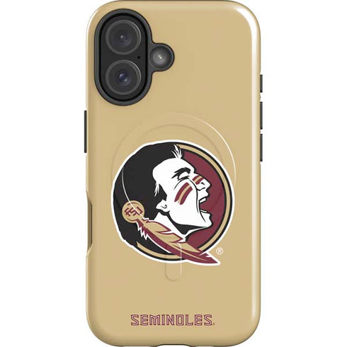 Florida State FSU Seminoles Logo iPhone 16 Plus Magsafe Impact Case